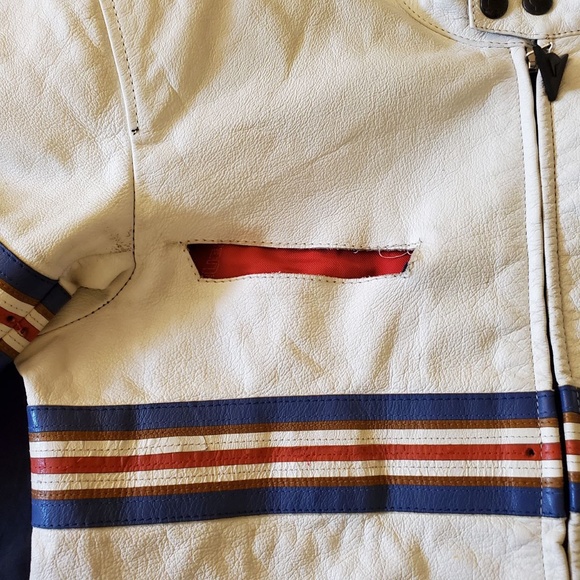 Authentic Dainese 2-Piece Vintage Leather Motorcycle Suit - Made in Italy - Picture 7 of 16